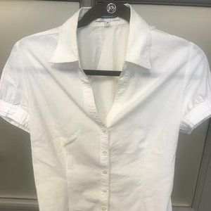 Express White Button Down